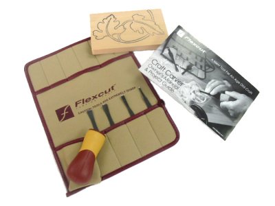 (image for) Flexcut SK106 5 Piece Palm Tool Set