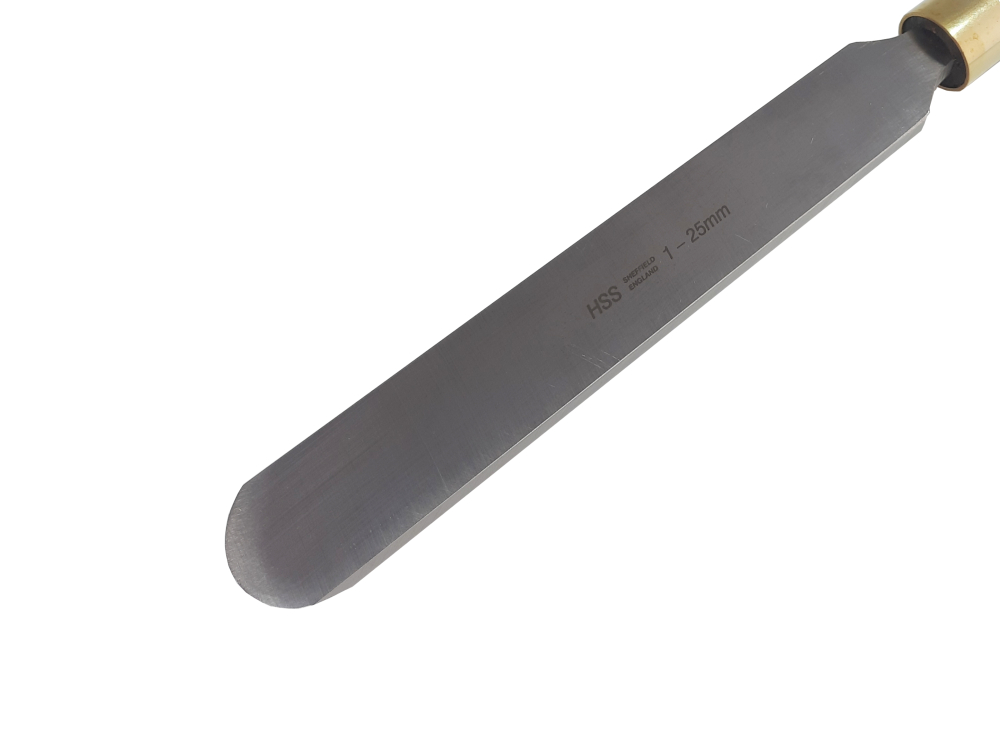 (image for) Hamlet Round Nose Scraper 1/2" - Ash Handle