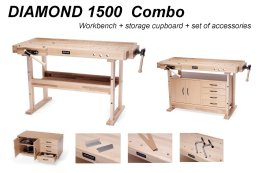 (image for) Ramia Diamond 1500 Workbench + Storage Cupboard & Accessory Kit