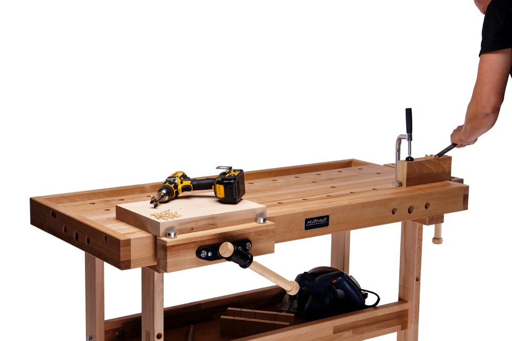 (image for) Ramia Diamond 1500 Workbench + Storage Cupboard & Accessory Kit