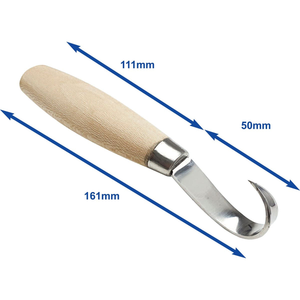 (image for) Beber Single Edged Hook Knife - Right Hand