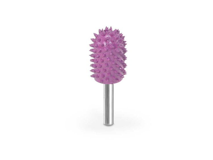 (image for) Saburr Tooth 1/4" Shank Ball Nose Burr - 3/4" Supreme 132 grit
