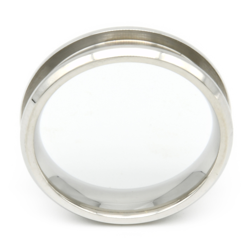 (image for) Rotur 6mm Stainless Steel Inlay Ring Core N UK (6.5 US)