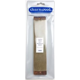 (image for) Beber Leather Knife Strop on a Rosewood Board