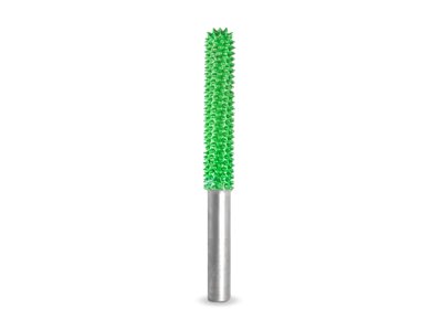 (image for) Saburr Tooth 1/4" Shank Ball Nose Burr - 1/4" Coarse