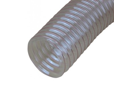 (image for) Charnwood 100mm diameter, transparent flexible hose, 2m