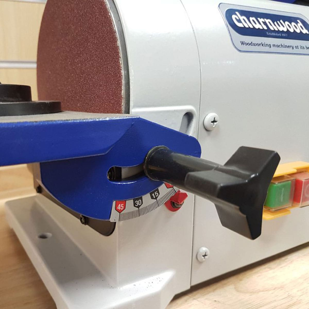 (image for) Charnwood BD46P Belt & Disc Sander 4" x 6", BC01 Cleaner, VB150 & 4 x 6" Discs (Package Deal)
