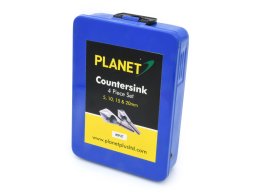 (image for) Planet 4 Piece HSS Countersink Set in Metal Case
