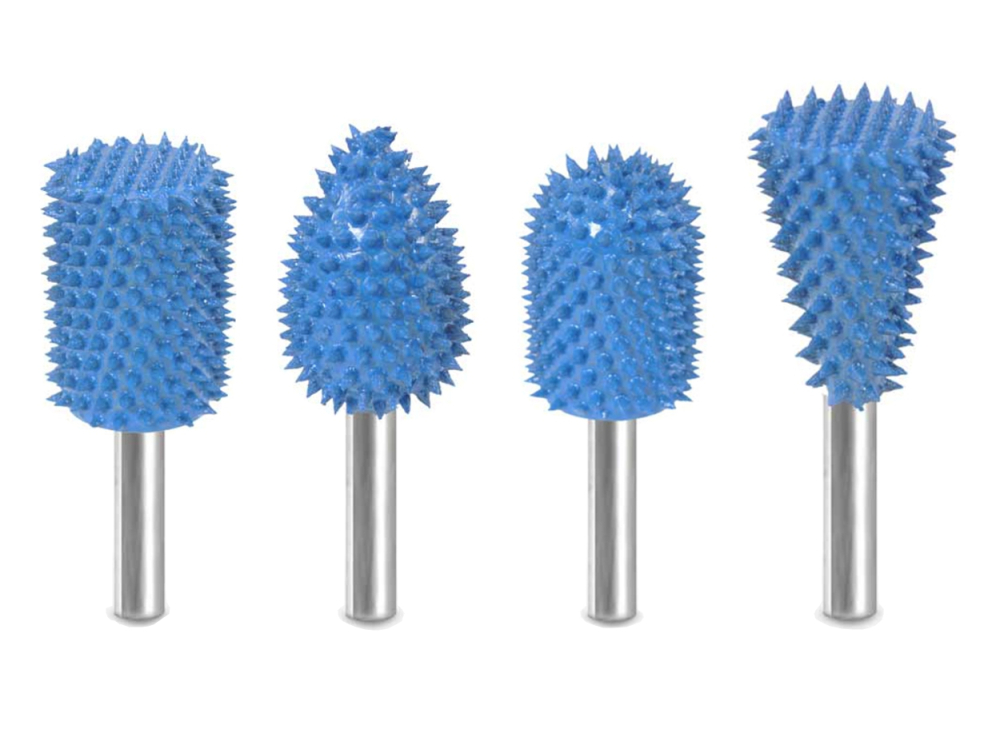 (image for) Saburr Tooth 1/4" Shank 4 Piece Set - Supreme 125 grit