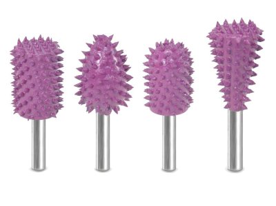 (image for) Saburr Tooth 1/4" Shank 4 Piece Set - Supreme 132 grit