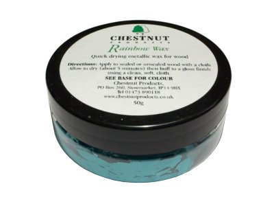 (image for) Chestnut Rainbow Wax - Aqua Blue