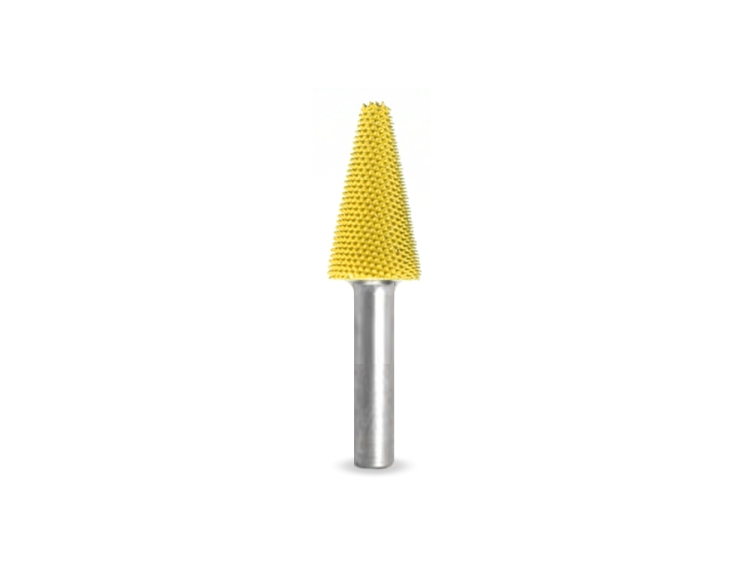 (image for) Saburr Tooth 1/4" Shank Taper Burr - 1/2" Fine