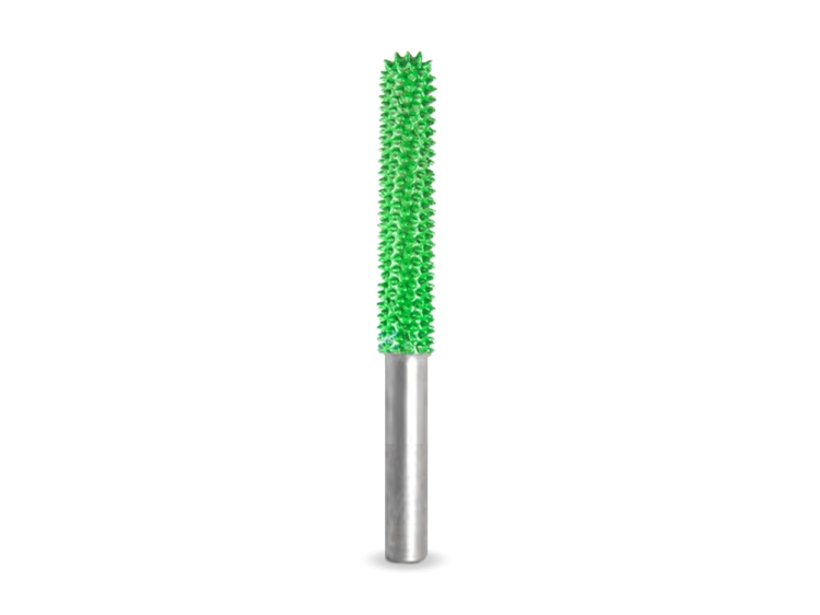 (image for) Saburr Tooth 1/4" Shank Ball Nose Burr - 1/4" Coarse