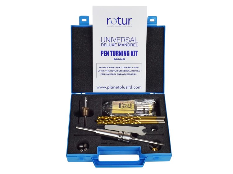 (image for) Rotur Deluxe Colleted Pen Turning Kit 1MT