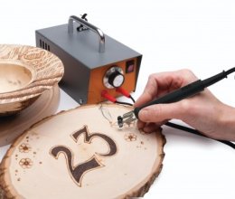 (image for) Peter Child Artist's Pyrography Machine