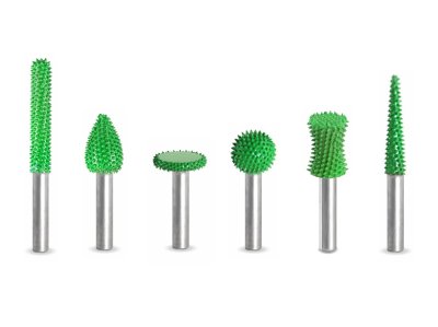 (image for) Saburr Tooth 1/4" Shank 6 Piece Deluxe Set - Coarse
