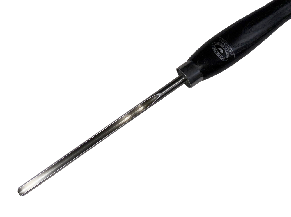 (image for) Crown Cryo Bowl Gouge 3/8" (10mm) - Black Ash Handle