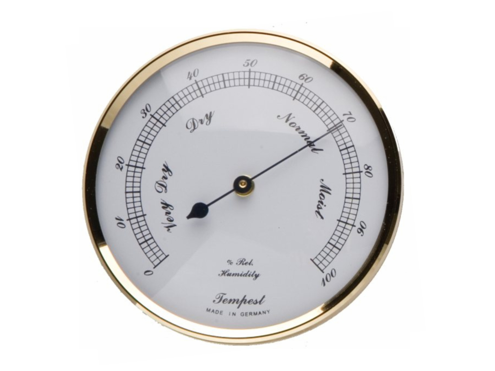 (image for) Hygrometer Insert - White Face 87mm