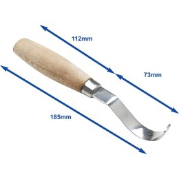 (image for) Beber Shallow Profile Double Edged Hook Knife