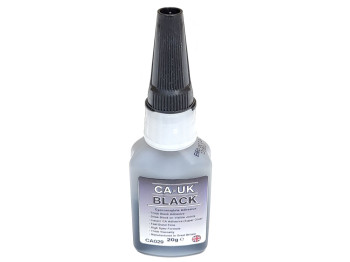 CA-UK Black Cyanoacrylate Adhesive 20g (image for) CA-UK Black Cyanoacrylate Adhesive 20g