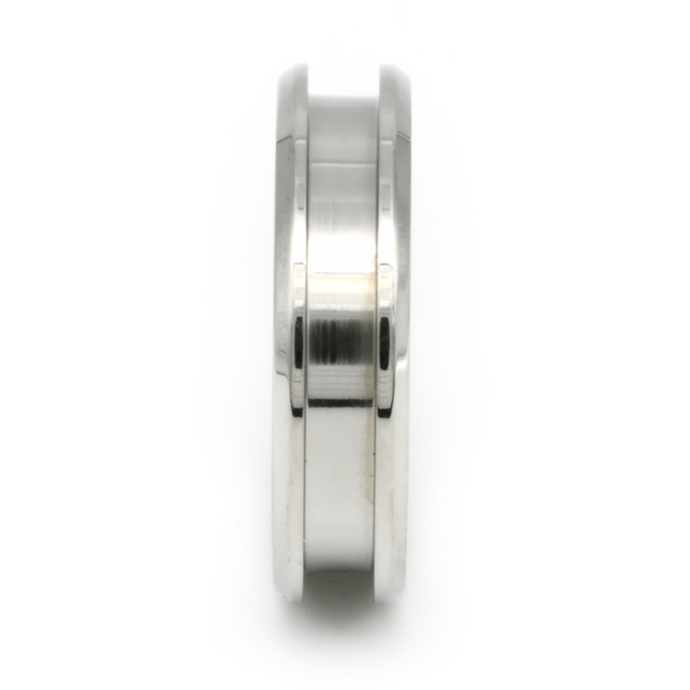 (image for) Rotur 6mm Stainless Steel Inlay Ring Core N UK (6.5 US)