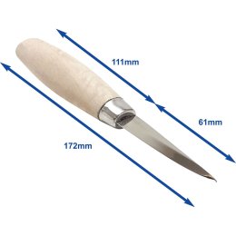 (image for) Beber Sloyd Pattern Whittling Knife - 2.1/4" Blade