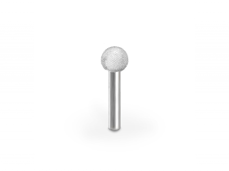 (image for) Saburr Tooth 1/4" Shank Sphere Burr - 1/2" Extra Fine