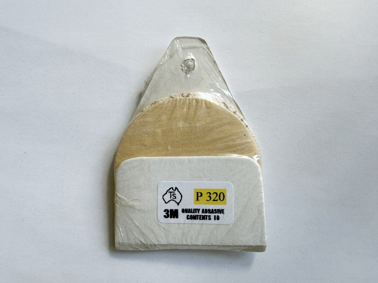 (image for) Tim Skilton 75mm Sanding Discs - 320 grit pack of 10 (Clearance)