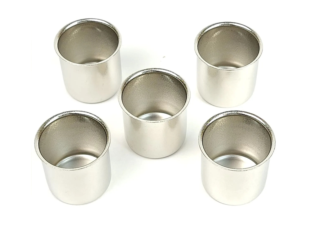 (image for) Charnwood CCN23 Nickel 21mm Candle Cup - Pack of 5