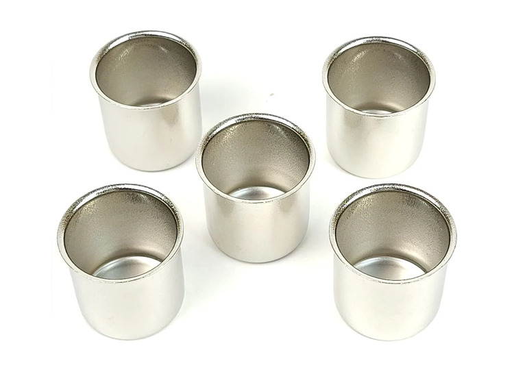 (image for) Charnwood CCN23 Nickel 21mm Candle Cup - Pack of 5