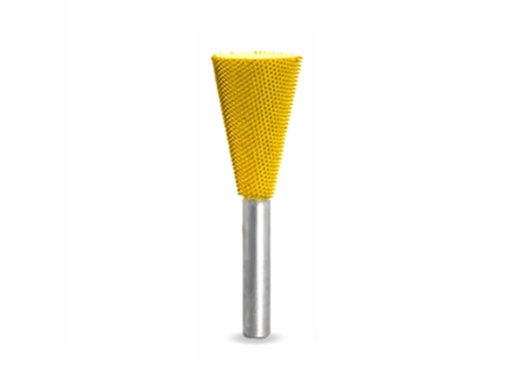 (image for) Saburr Tooth 6mm Shank Dovetail Burr Safe End - 3/4" Fine