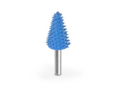 (image for) Saburr Tooth 1/4" Shank Taper Burr - 3/4" Supreme 125 grit