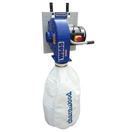 (image for) Charnwood W685 1hp Wall Mounted Dust Extractor