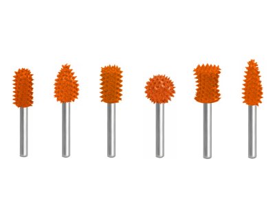 (image for) Saburr Tooth 1/8" Shank 6 Piece Set - Extra Coarse