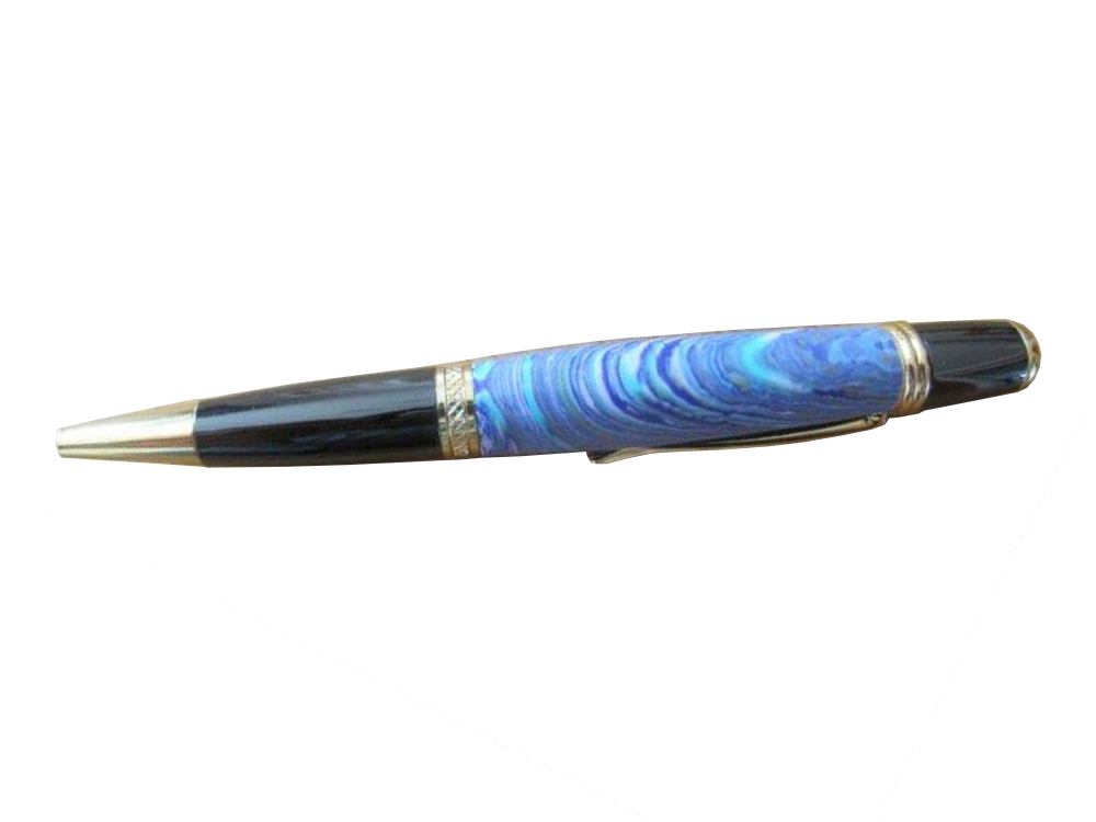 (image for) Rotur Sierra Gold & Black Chrome Twist Pen Kit