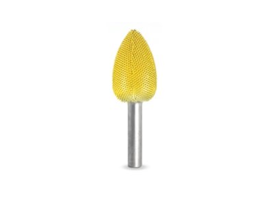 (image for) Saburr Tooth 6mm Shank Flame Burr - 3/4" Fine