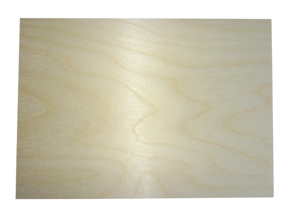 (image for) Pyrography Blank - Birch Plywood 300mm x 210mm x 4mm (x3)