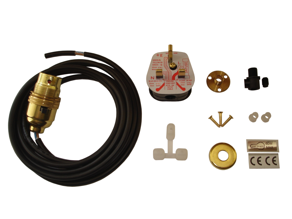 (image for) Table Lamp Kit - Brass