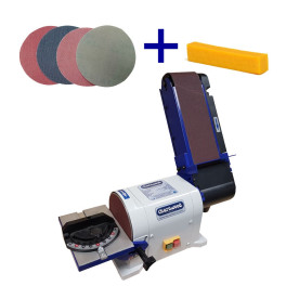 Charnwood BD46P Belt & Disc Sander 4" x 6", BC01 Cleaner, VB150 & 4 x 6" Discs (Package Deal) (image for) Charnwood BD46P Belt & Disc Sander 4" x 6", BC01 Cleaner, VB150 & 4 x 6" Discs (Package Deal)