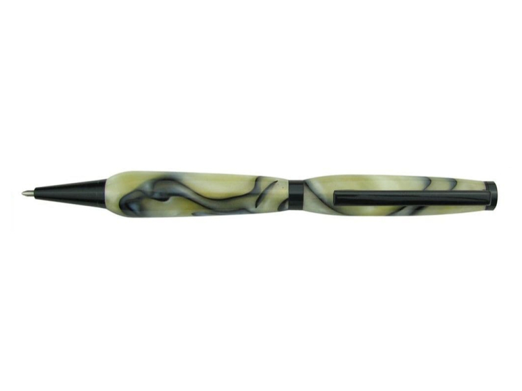 (image for) Charnwood PEN7BC 7mm Slimline Twist Pen - Black Chrome