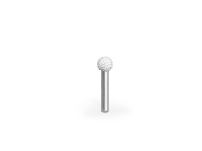 (image for) Saburr Tooth 1/8" Shank Sphere Burr - 1/4" Extra Fine
