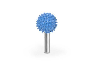 (image for) Saburr Tooth 1/4" Shank Sphere Burr - 7/8" Supreme 125 grit