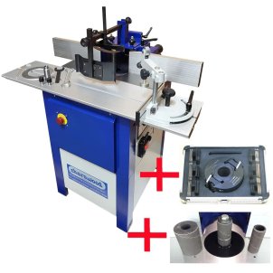 (image for) Charnwood W045P Spindle Moulder, CB9830 Cutterblock & W030SD Sanding Kit (Package Deal)