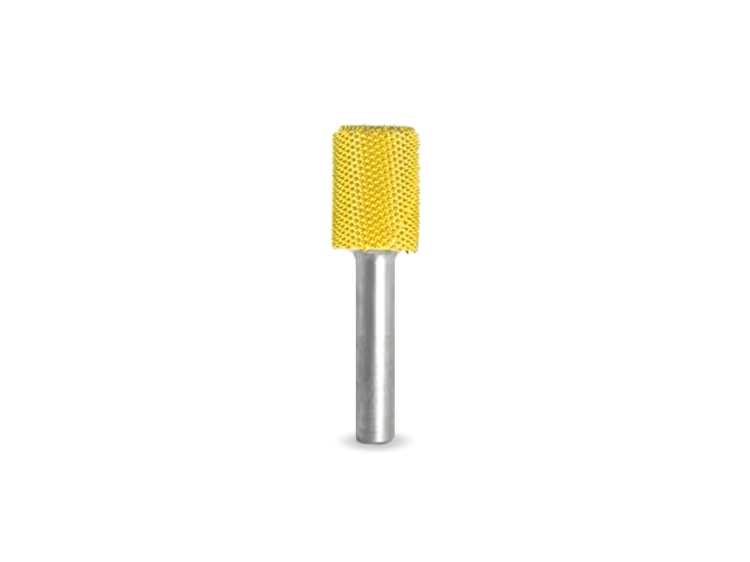 (image for) Saburr Tooth 1/4" Shank Cylinder Burr - 1/2" Fine