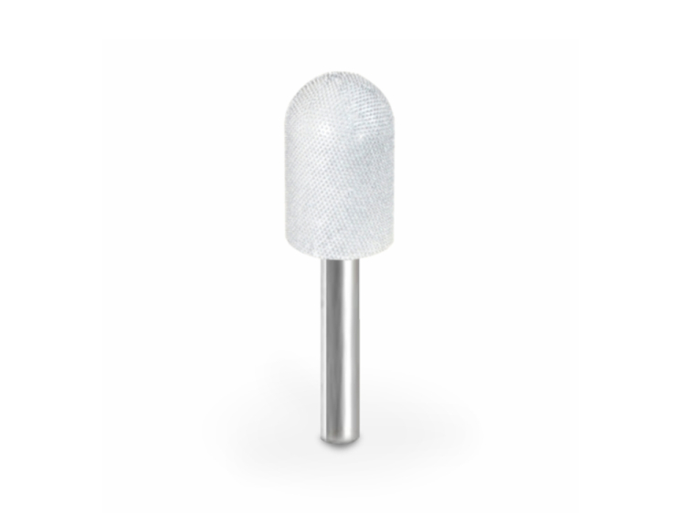 (image for) Saburr Tooth 1/4" Shank Ball Nose Burr - 3/4" Extra Fine
