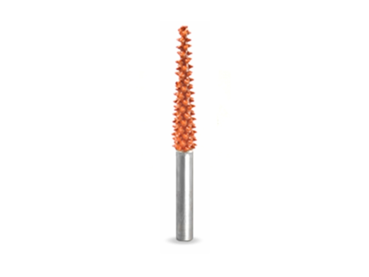 (image for) Saburr Tooth 6mm Shank Taper Burr - 1/4" Extra Coarse