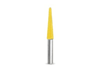 (image for) Saburr Tooth 1/4" Shank Taper Burr - 1/4" Fine