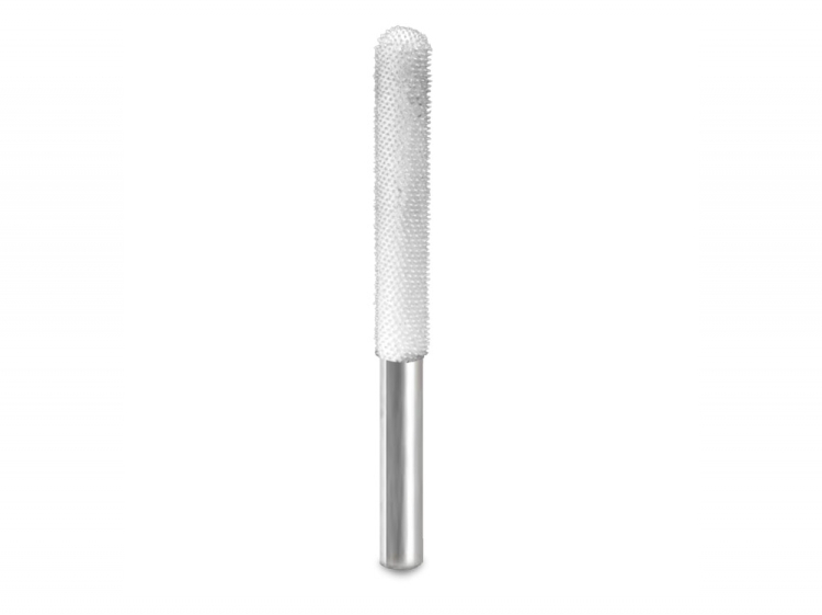 (image for) Saburr Tooth 1/4" Shank Ball Nose Burr - 1/4" Extra Fine