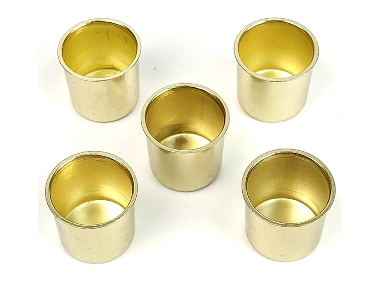 (image for) Charnwood CCG23 Gold 21mm Candle Cup - Pack of 5
