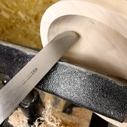 (image for) Robert Sorby Negative Rake Curved Profile Scraper 1" - Handled